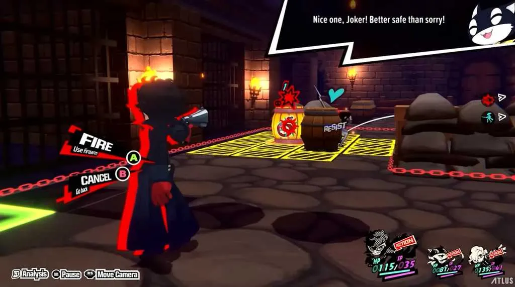 Persona 5 Tactica barrel